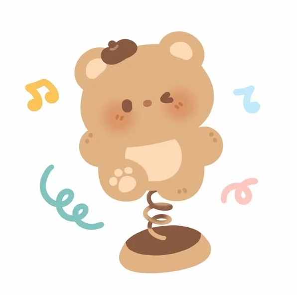 Hình ảnh gấu chibi đơn giản nhưng toát lên vẻ đáng yêu khó cưỡng