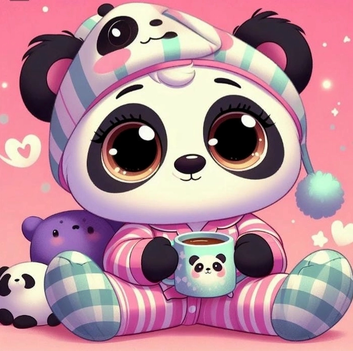 Hình ảnh gấu trúc chibi cute cực kỳ nổi bật trên các công cụ tìm kiếm