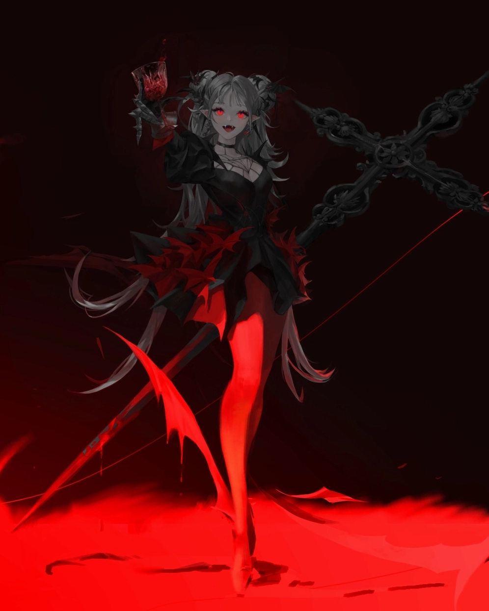 Hình ảnh kinh dị nhân vật ma cà rồng