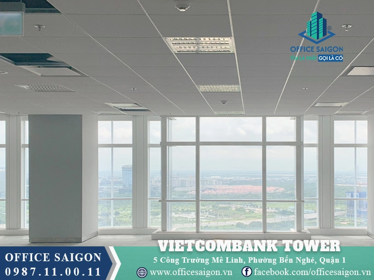 Hình ảnh mặt bằng thực tế của tòa nhà Vietcombank Tower