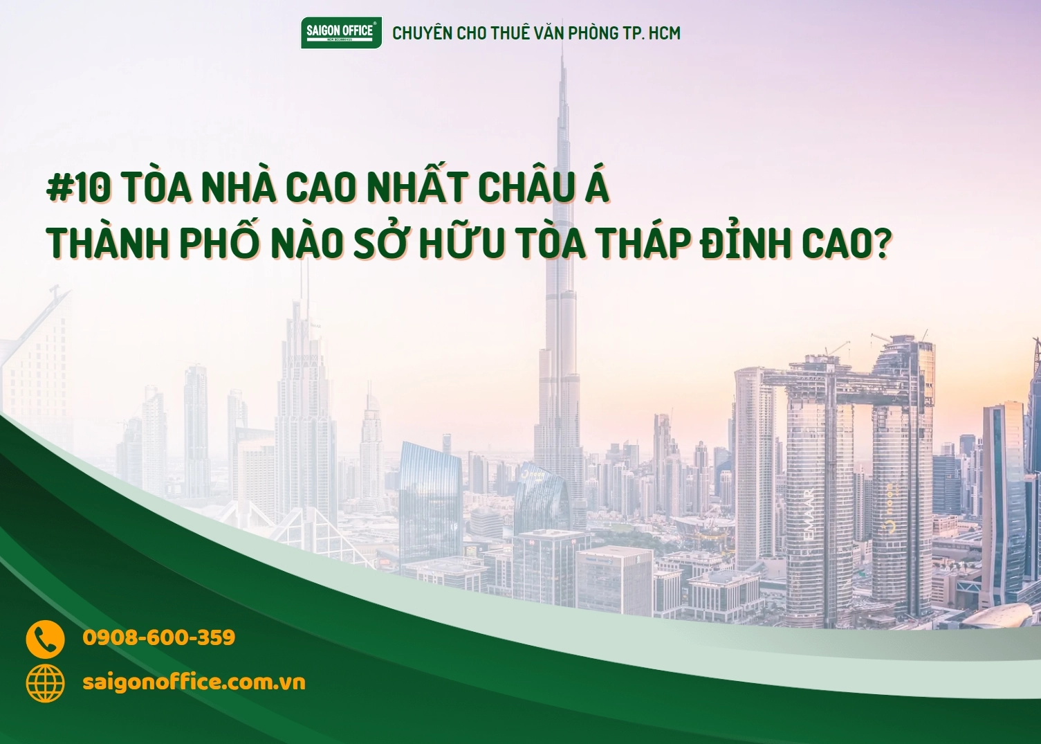 Hình ảnh minh họa cho các tòa nhà chọc trời ấn tượng trên thế giới