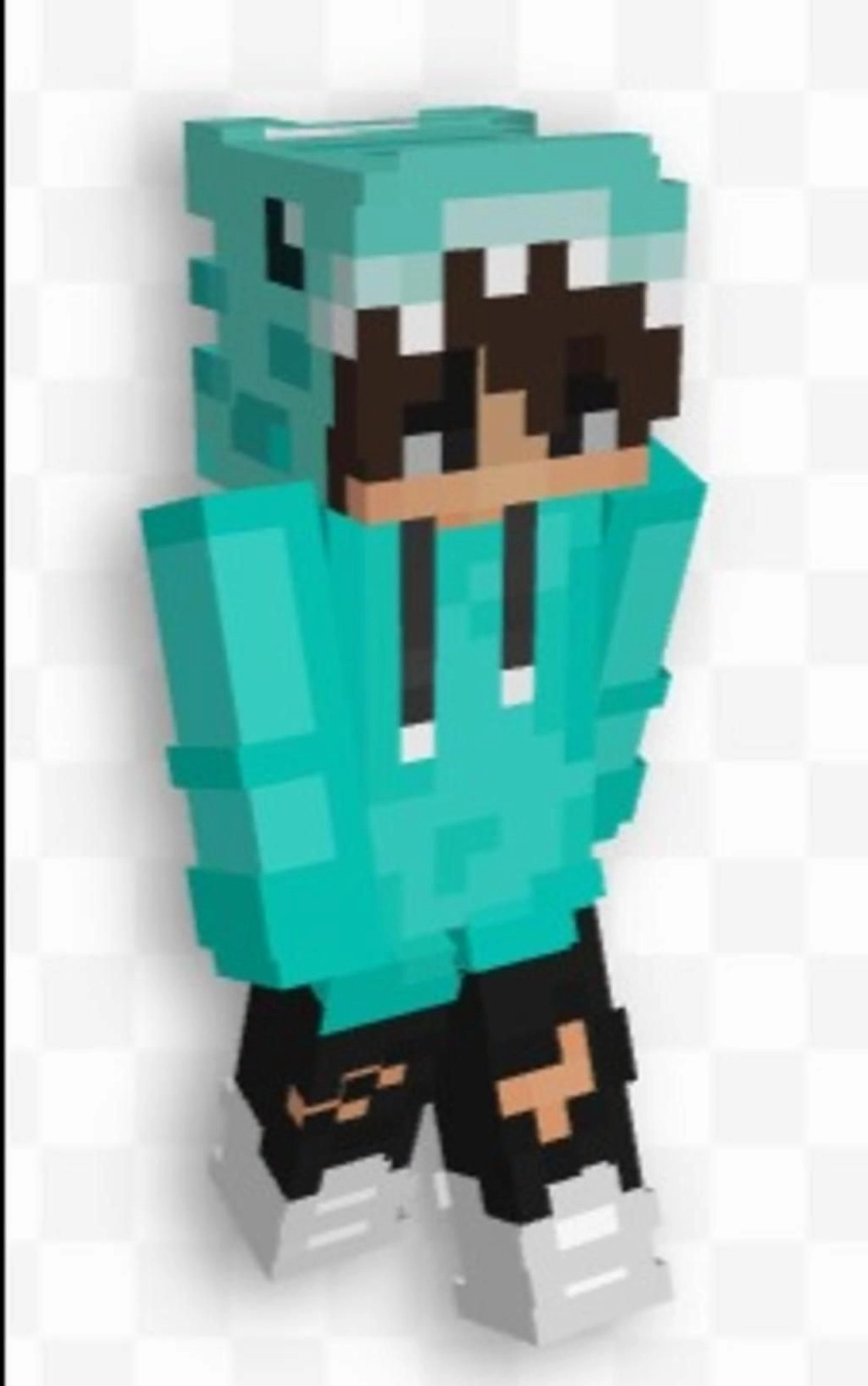 Hình ảnh một nhân vật anime đội chiếc mũ hình cá mập trên đầu ngộ nghĩnh