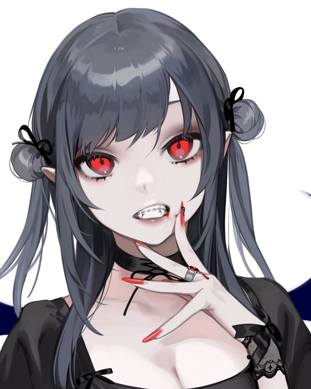 Hình ảnh nhân vật ma cà rồng cute trong anime