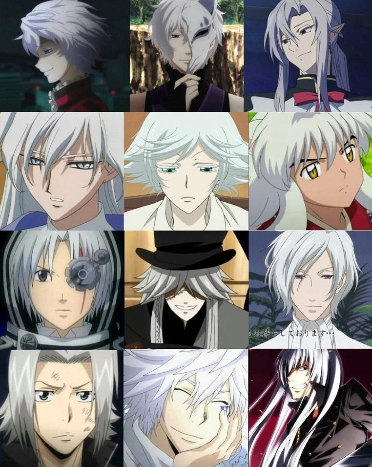 Hình ảnh nhân vật nữ anime tóc trắng mang màu sắc ma mị