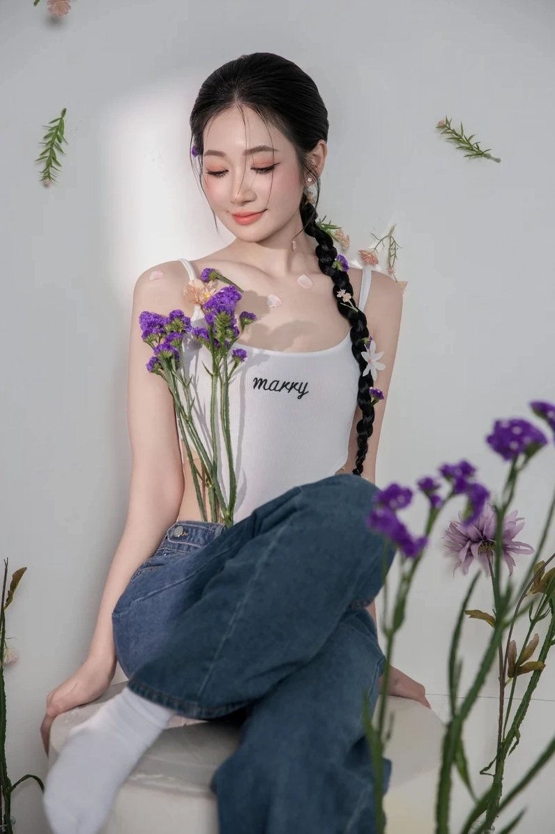 Hình ảnh nổi bật của cô gái da trắng trên Tiktok