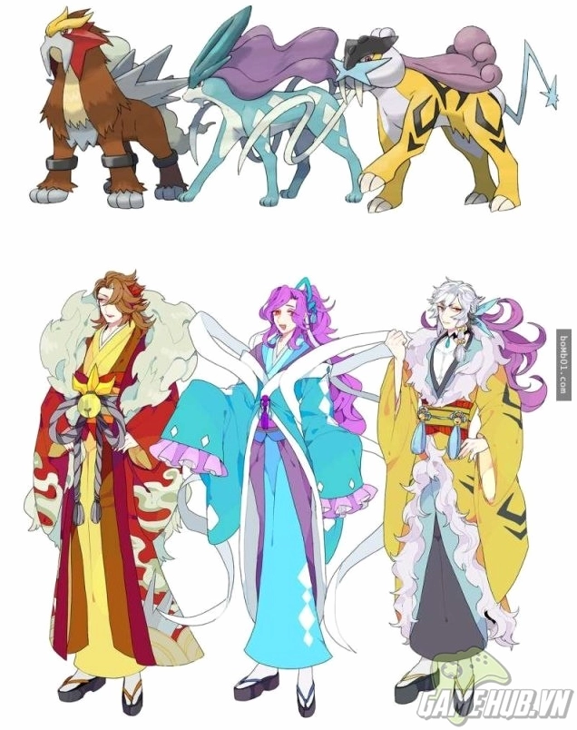 Hình ảnh Pokemon biến thành thiếu gia quý tộc