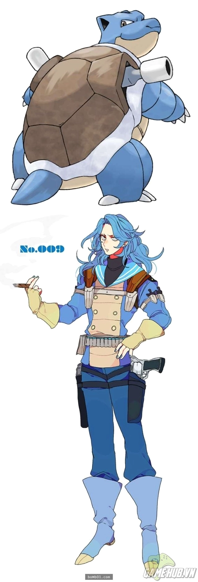 Hình ảnh Pokemon hóa thân thành chiến binh mạnh mẽ