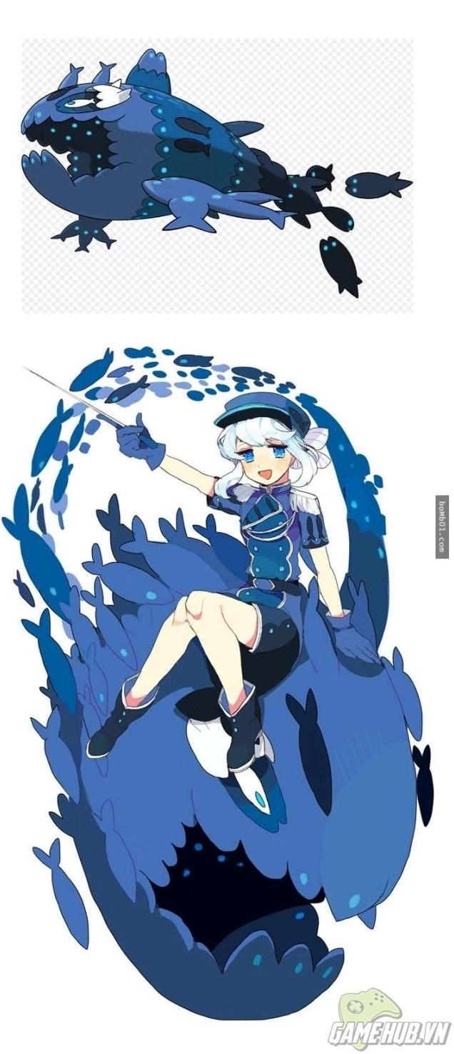Hình ảnh Pokemon nhân hóa thành chàng trai bí ẩn