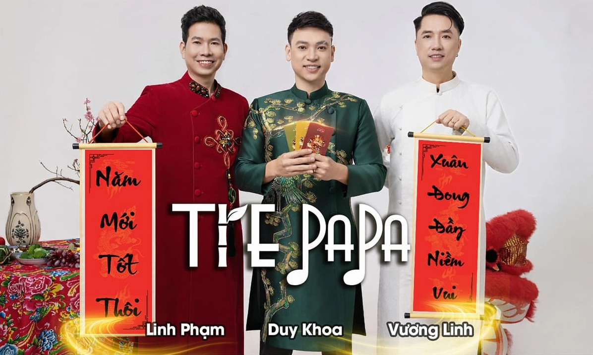 Hình ảnh quảng bá cho đĩa đơn Năm mới tốt thôi và Xuân đong đầy niềm vui