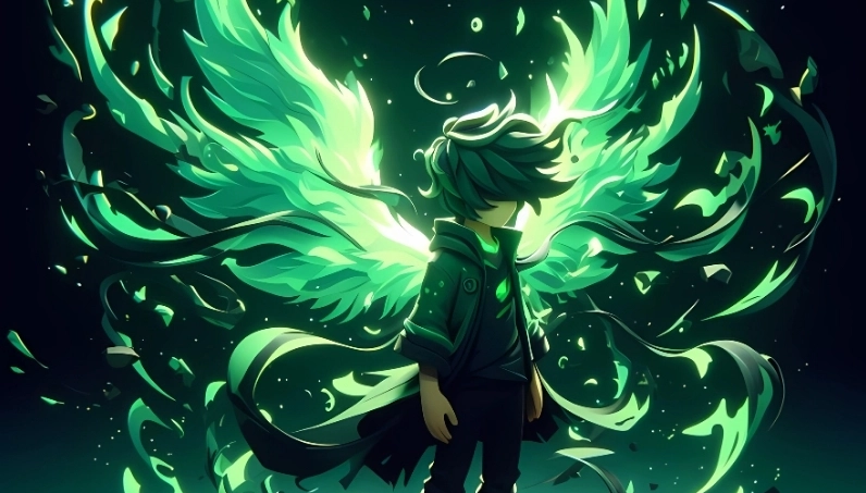 Hình ảnh thiên thần và ác quỷ anime