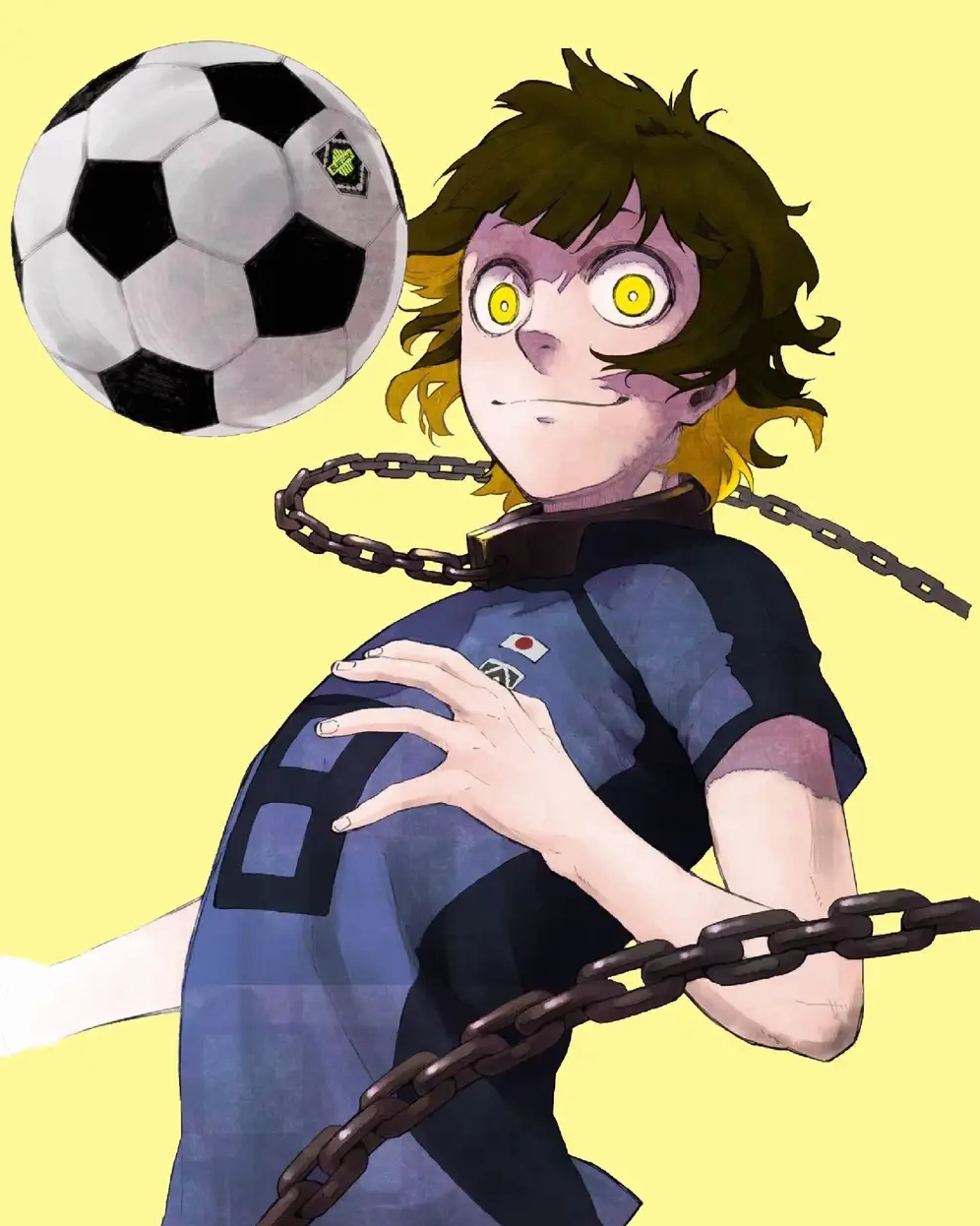 Hình anime đá bóng phong cách độc đáo