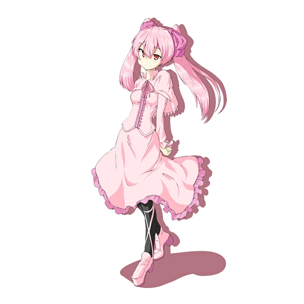 hình anime màu hồng đẹp hút mắt