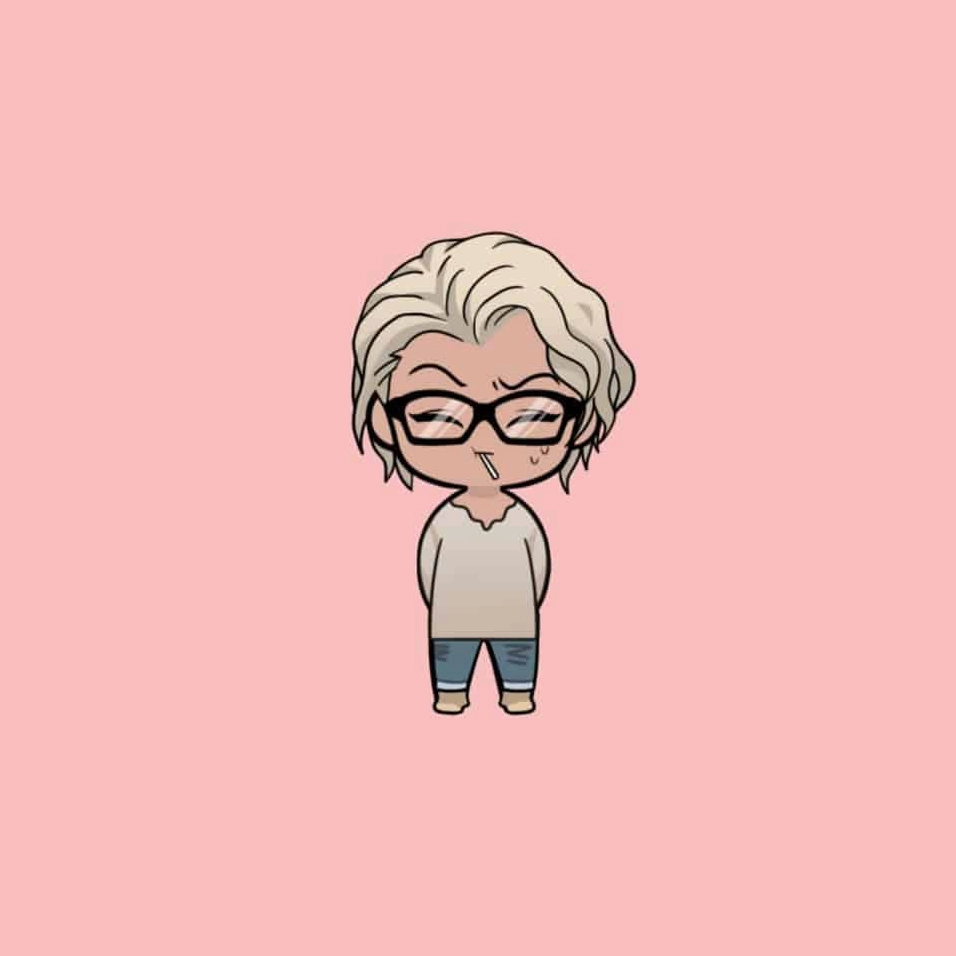 Hình buồn bực đáng yêu của anime nam