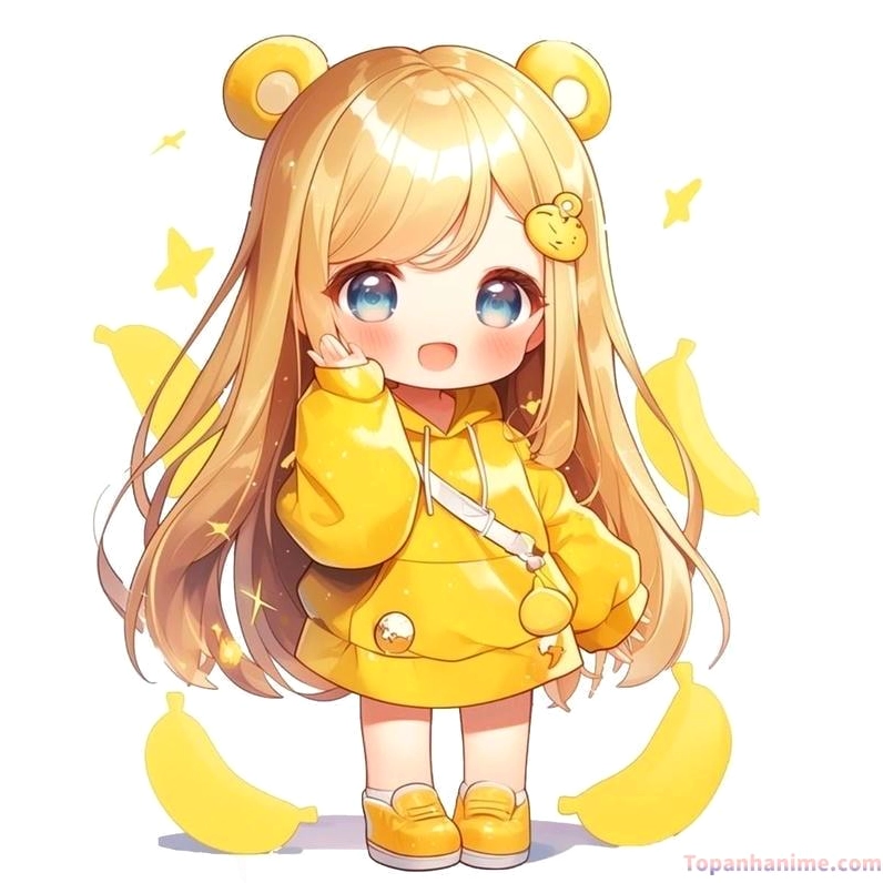 Hình chibi cô gái 14 đáng yêu