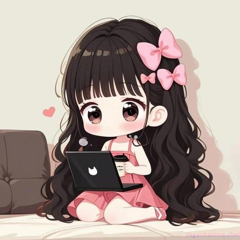 Hình chibi cô gái 18 chăm chỉ