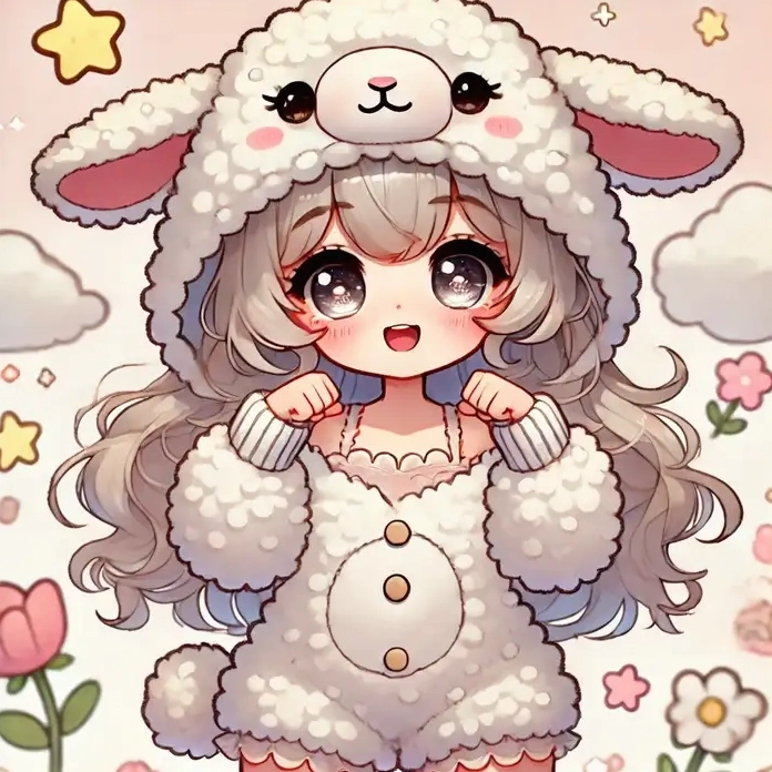Hình chibi dễ thương nữ với phong cách đáng yêu cuốn hút