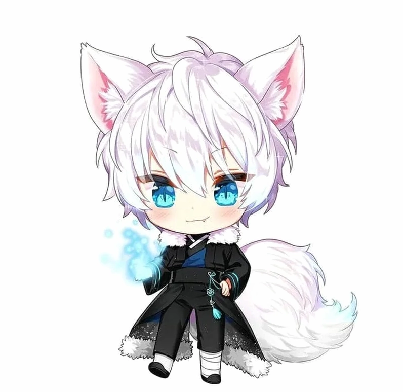 Hình chibi nam cute dễ thương rất phù hợp để làm sticker hay cài đặt làm hình nền