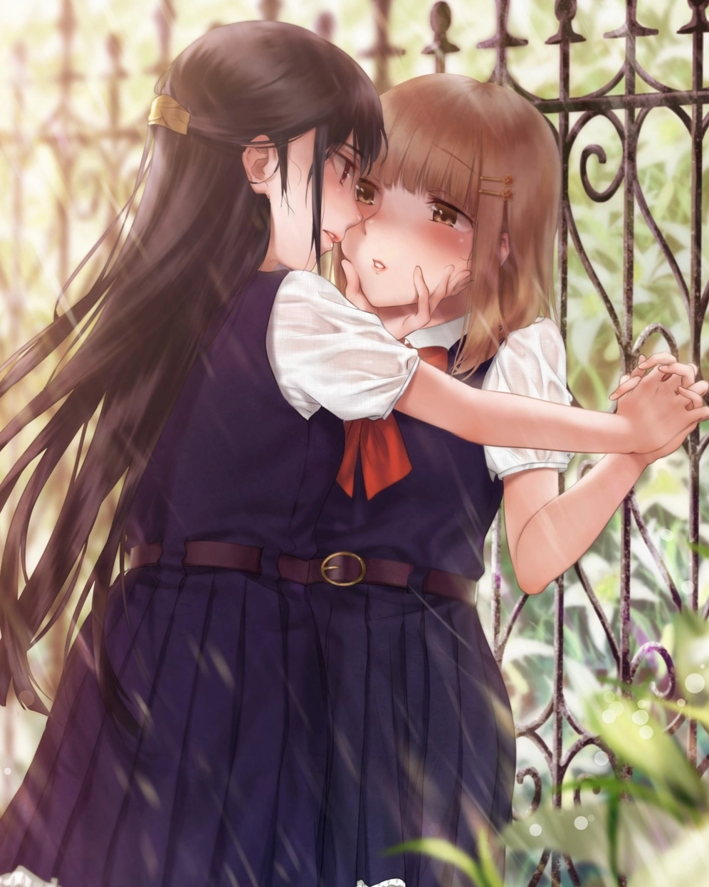 Hình nền ảnh anime bách hợp full HD siêu nét