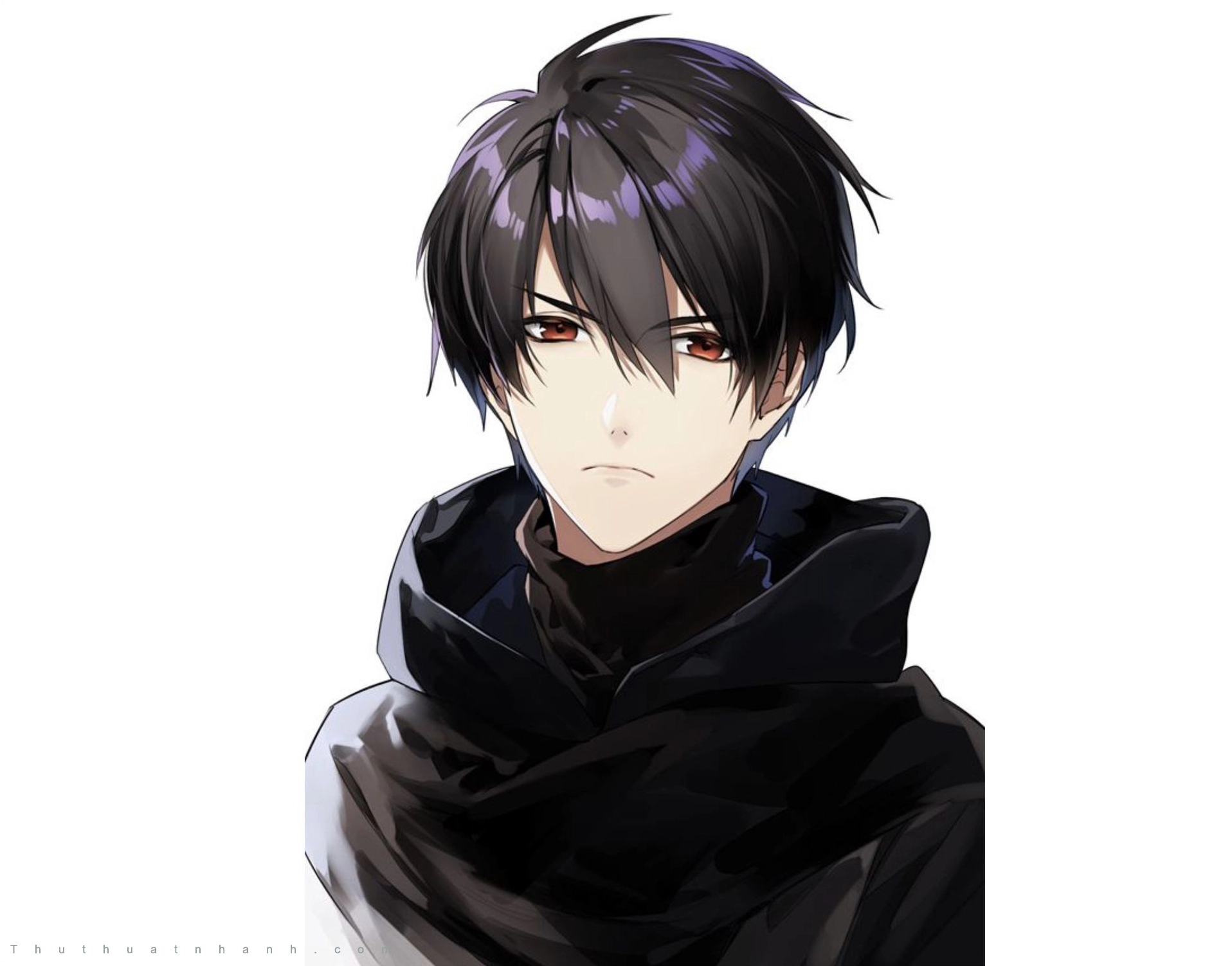 Hình nền anime lạnh lùng vô cảm này là sự lựa chọn hoàn hảo cho những người yêu thích phong cách đơn giản và tinh tế