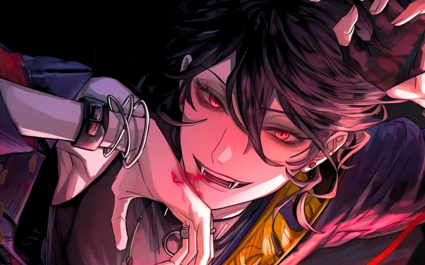 Hình nền anime với nhân vật trong vai phản diện