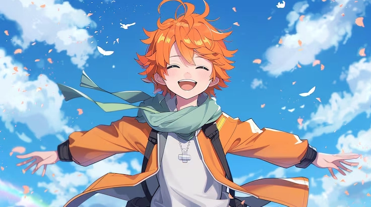 Hình nền chàng trai anime dễ thương