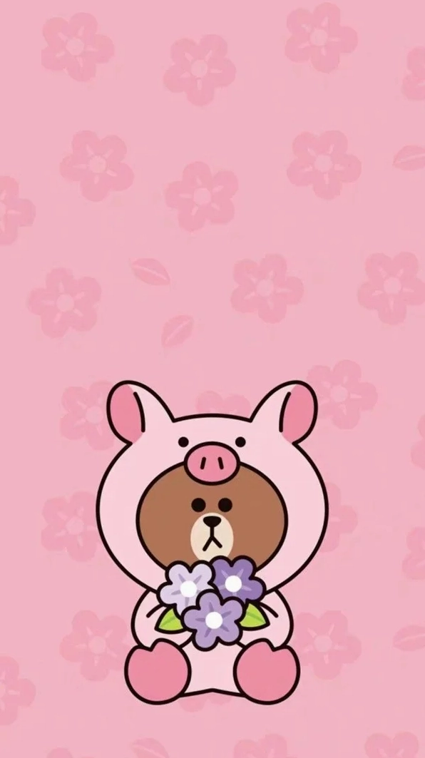 hình nền gấu chibi cute