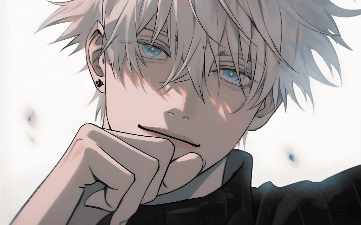 Hình nền Gojo đang suy tư thơ thẩn