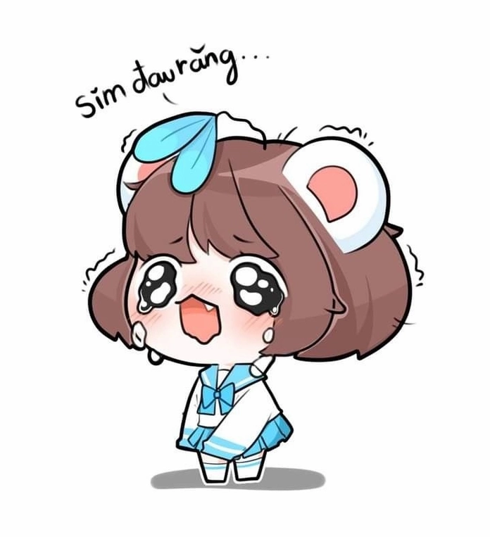 Hình nền hình Simmy chibi cute ngộ nghĩnh