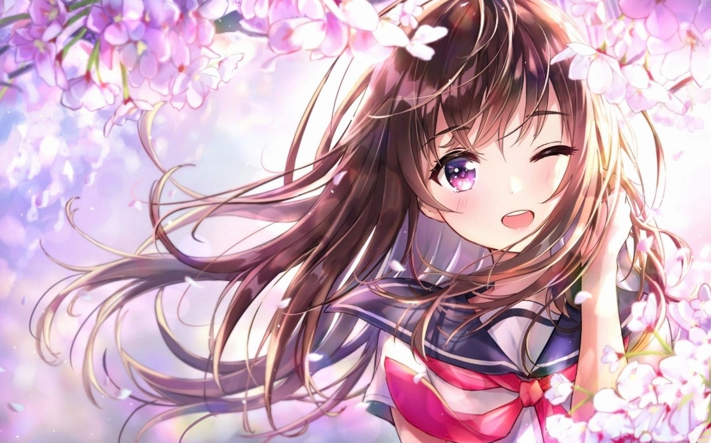 Hình nền nhân vật anime nữ cực đáng yêu