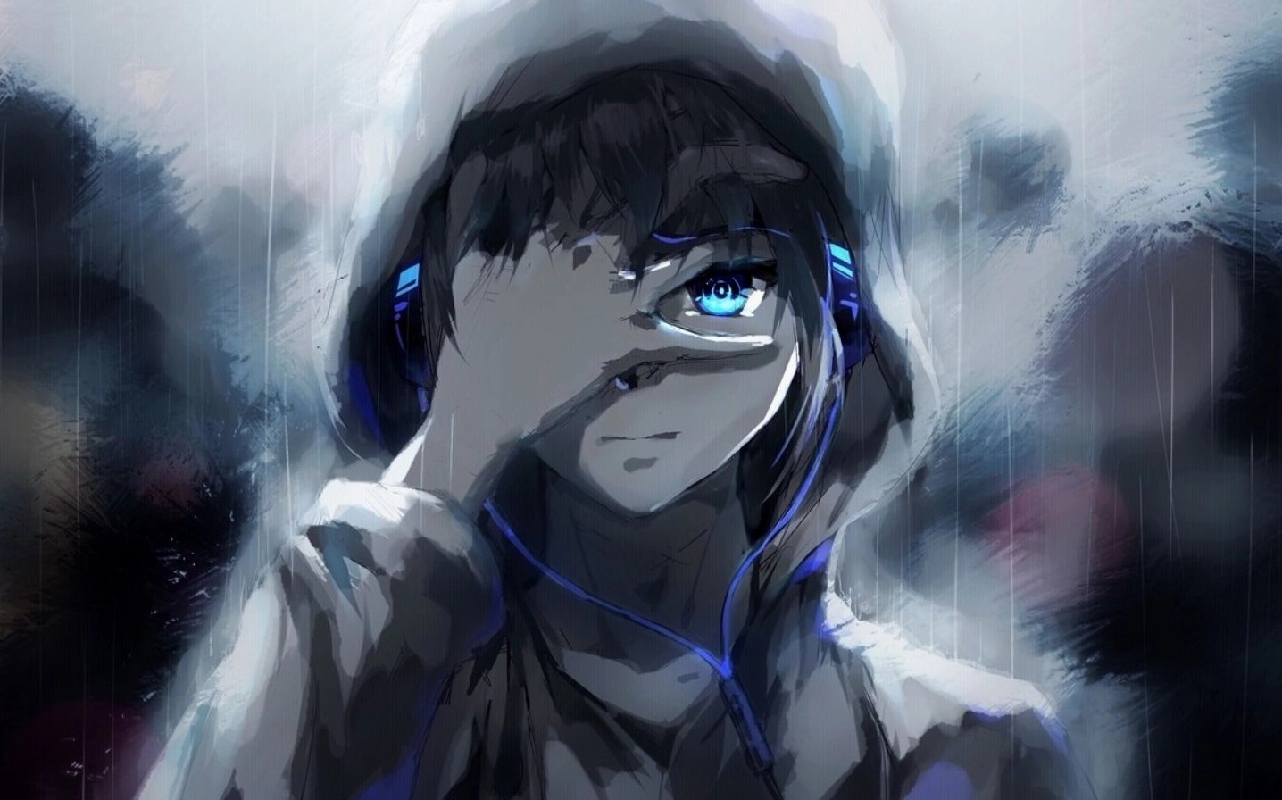 Hình nền nhân vật bất lực buồn bã