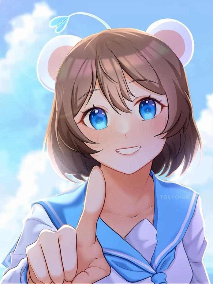 Hình nền Simmy anime chibi cute trong sáng