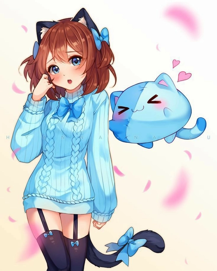 Hình nền Simmy cute chibi nhẹ nhàng