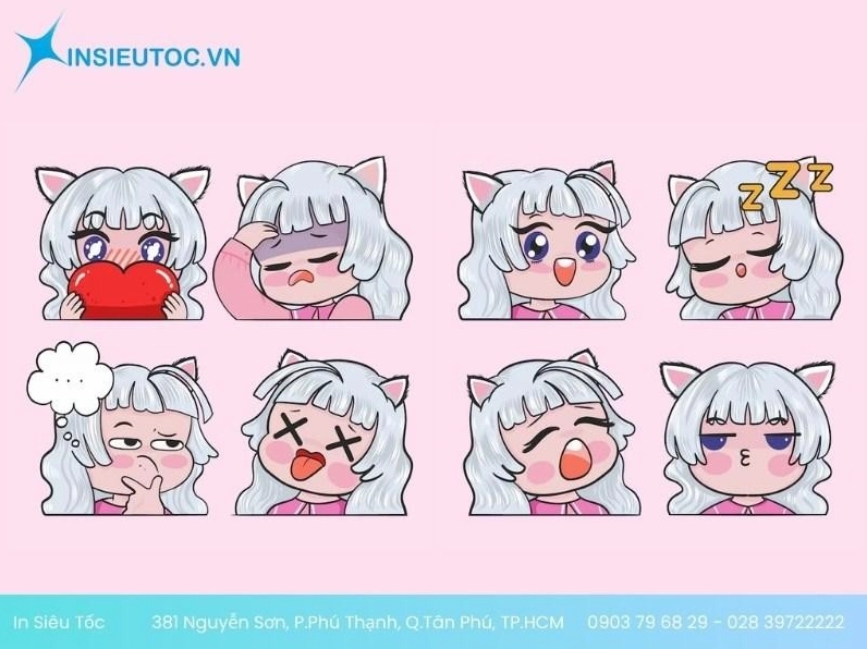 Hình sticker anime bí ẩn đầy sức hút