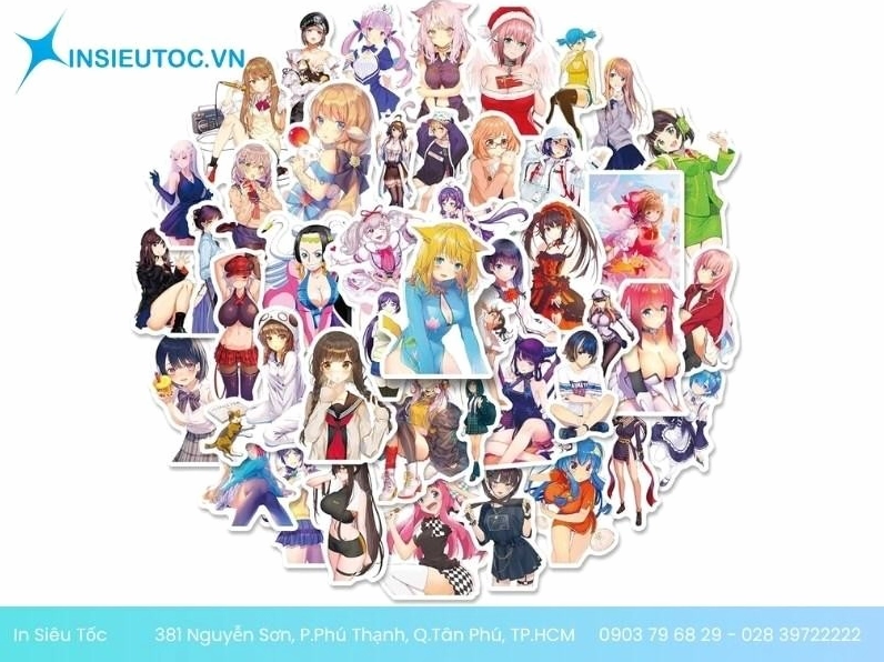 Hình sticker anime đẹp lung linh huyền ảo