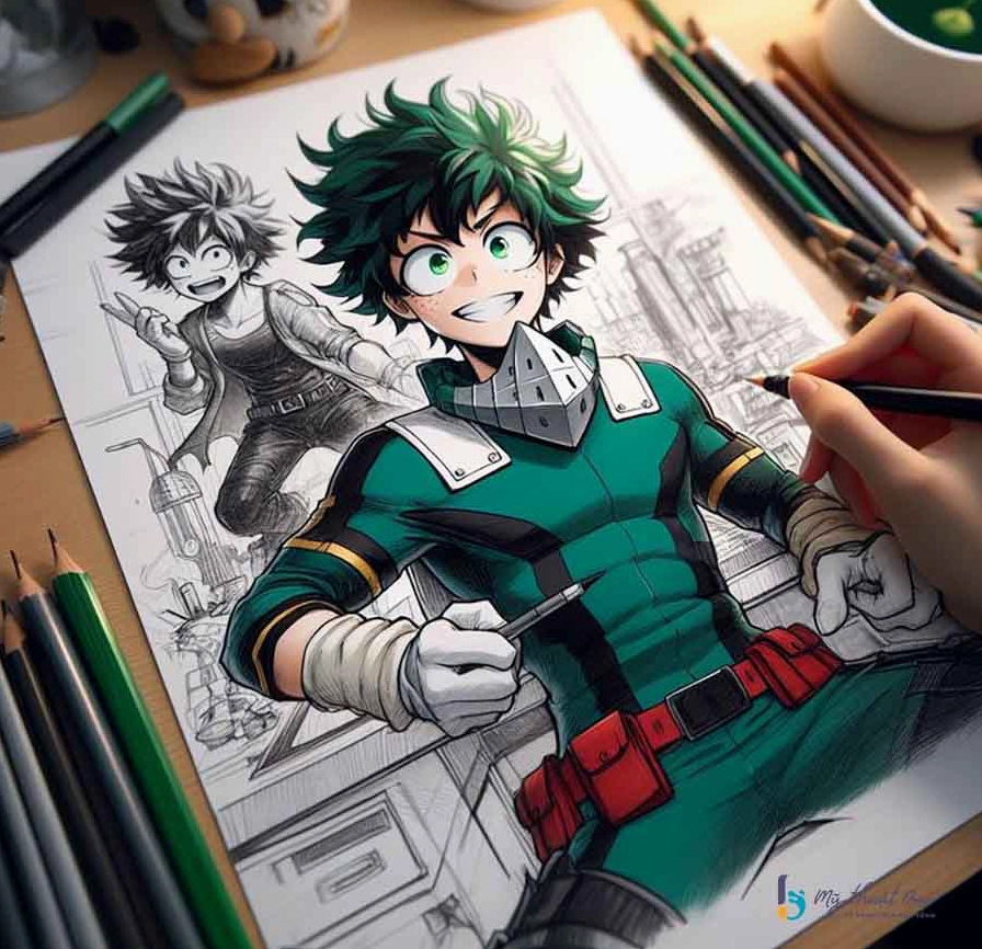 Hình vẽ anime đơn giản ngầu