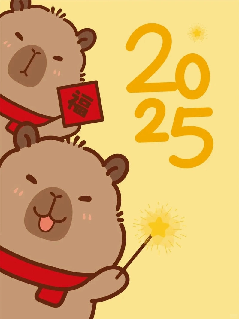Hình vẽ capybara chibi đơn giản cho mọi người học vẽ