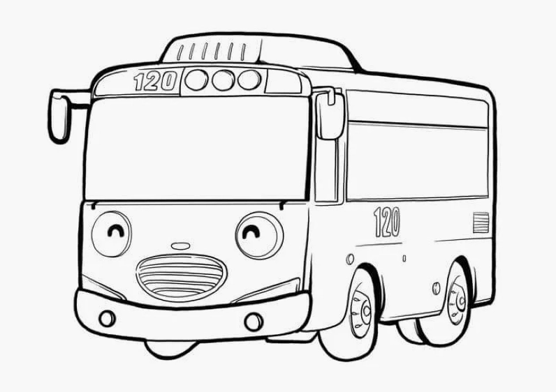 hình xe buýt ngộ nghĩnh