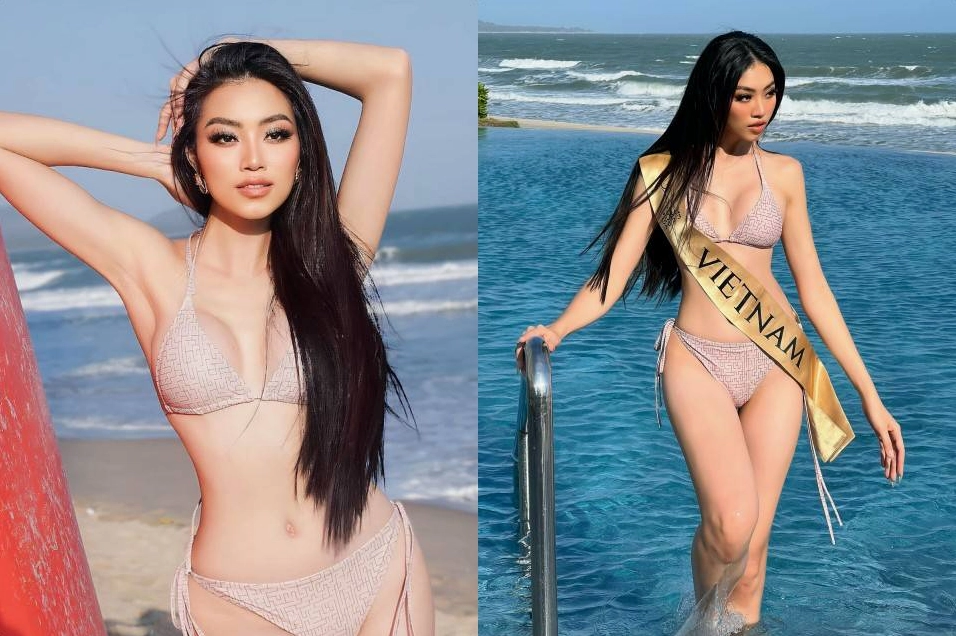 Hoa hậu Đoàn Thu Thủy khoe sắc vóc nóng bỏng tại đấu trường Miss Global