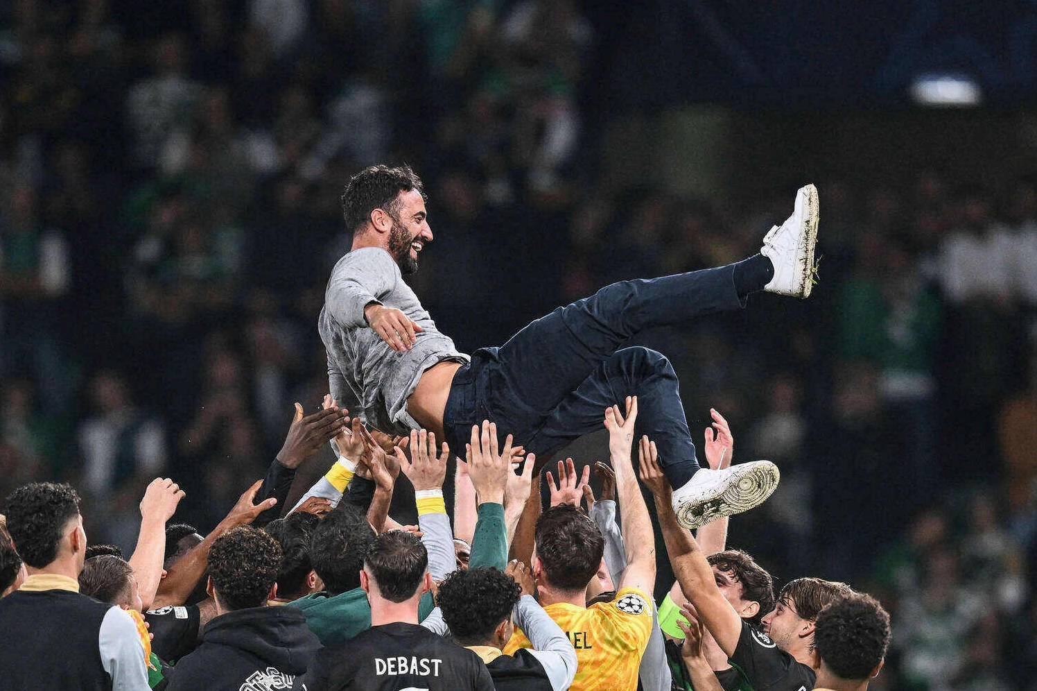 Huấn luyện viên Ruben Amorim và các ngôi sao của Sporting CP