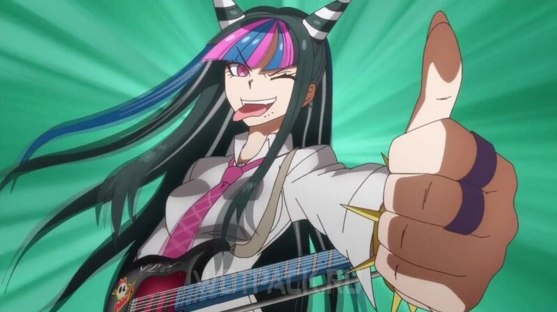 Ibuki Mioda với phong cách rock cuồng nhiệt