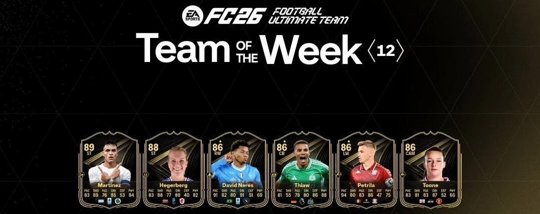 Inter Milans Lautaro Martínez leads Team of the Week 12 in EA FC 26