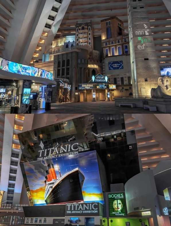 Khách sạn mang chủ đề Ai Cập cổ đại lấp lánh dưới ánh mặt trời