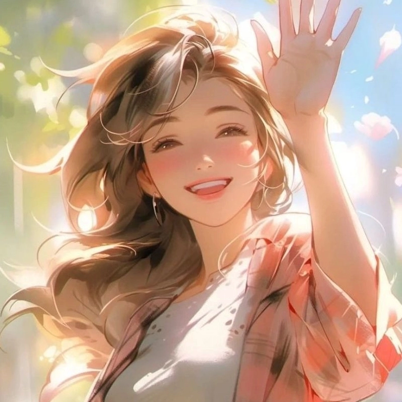 Khám phá cô gái chibi cute nổi bật giữa khung cảnh hoa lá