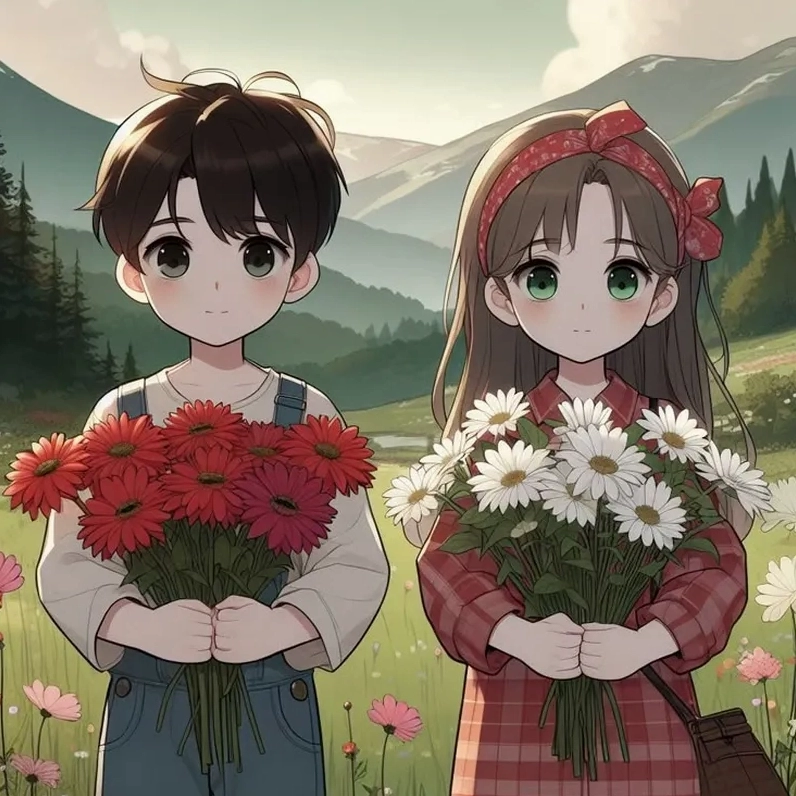 Khám phá kho ảnh chibi cặp siêu ngộ nghĩnh