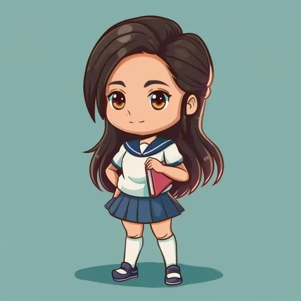 Khám phá ngay bộ ảnh học sinh chibi cực kỳ đáng yêu