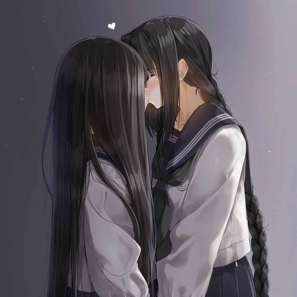 Khoảnh khắc hình ảnh anime bách hợp ngọt ngào nhất thế gian