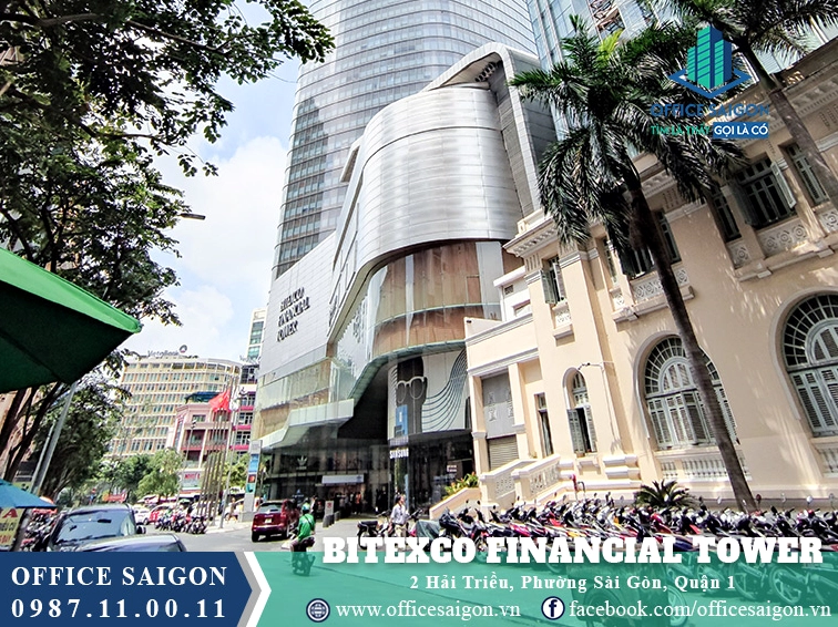 Khu vực lối vào khu văn phòng riêng biệt và an ninh