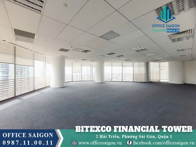 Khu vực mặt bằng rộng 400m2 tràn ngập ánh sáng tự nhiên