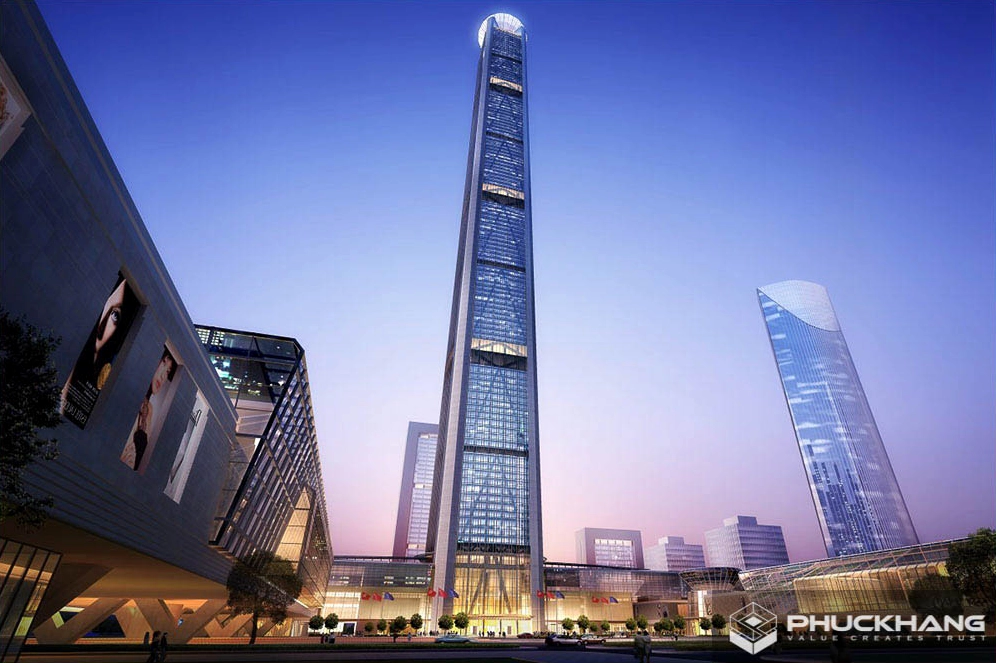 Khung cảnh hoàng tráng của dự án Goldin Finance 117