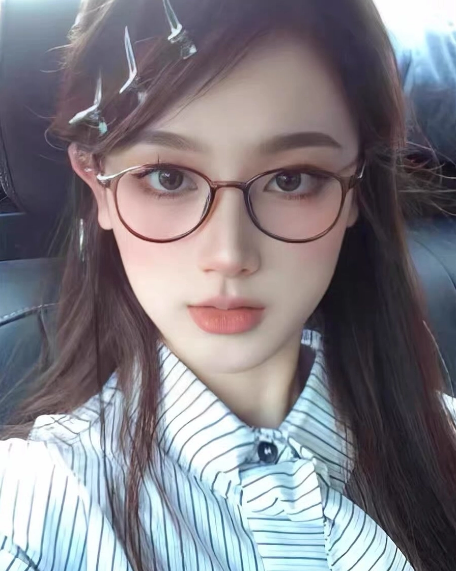 Khung cảnh mộng mơ lãng mạn của thiếu nữ đeo kính say sưa đọc sách trong thư viện